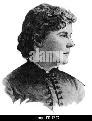 Constance Fenimore Woolson, American romanziere e novelliere. 5 Marzo 1840 - 24 gennaio 1894. Foto Stock