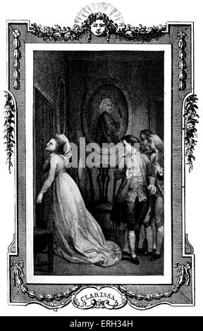 "Clarissa Harlowe; o la storia di un giovane lady' di Samuel Richardson. In primo luogo pubblicato in 1778. Illustrazione di Thomas Foto Stock