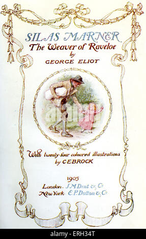 Silas Marner; il tessitore di Raveloe da George Eliot (nome della penna di Mary Ann Evans) pubblicato nel 1861. Illustrazione da CE Brock Foto Stock