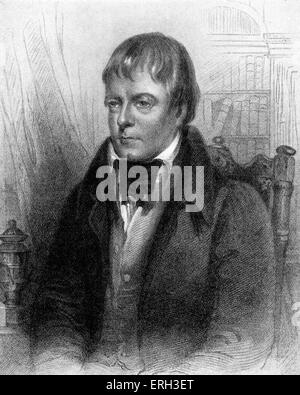 Sir Walter Scott - Ritratto del poeta Scozzese e romanziere (15 agosto 1771 - 21 settembre 1832) da Sir John Watson Gordon Foto Stock