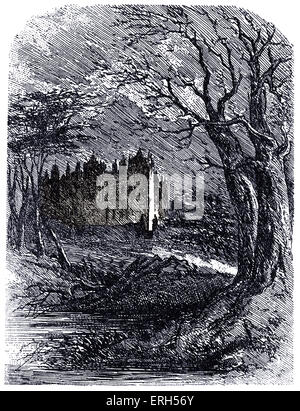 Bleak House by Charles Dickens. Illustrazione di Phiz (Hablot Knight Browne). HKB, artista inglese: 12 luglio 1815 - 8 luglio 1882. Foto Stock