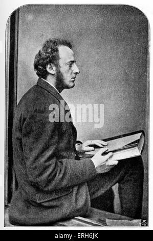 John Everett Millais - dopo la fotografia scattata da Lewis Carroll. JEM: British pittore illustratore, 8 giugno 1829 - 13 agosto Foto Stock