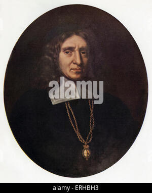 Sir William Dugdale (12 settembre 1605 - 10 febbraio 1686). Antiquario inglese e herald, influente per lo sviluppo di Foto Stock