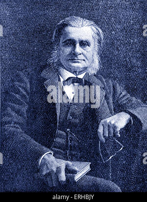 Thomas Henry Huxley (4 maggio 1825 - 29 giugno 1895). Il biologo inglese e attento promotore di Darwin la teoria dell'evoluzione. Foto Stock