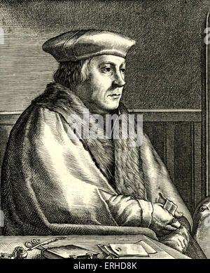 Thomas Cromwell incisione. Statista inglese di re Enrico VIII. Foto Stock