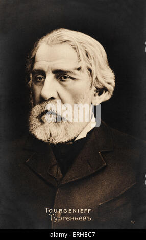 TURGENEV, Ivan scrittore russo (1818-1883) 1818-1883 Foto Stock