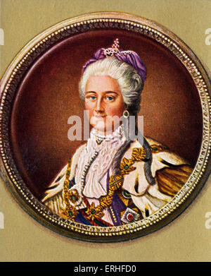 Caterina la Grande di Russia, 1729-1796. Imperatrice di Russia. Foto Stock