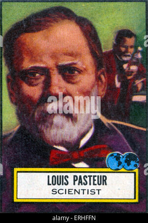 Louis Pasteur - ritratto - chimico francese, biologo e fondatore della moderna batteriologia - 27 dicembre 1822 - 28 Settembre 1895 Foto Stock