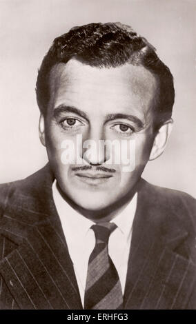 David Niven - ritratto - attore inglese 1 Marzo 1910 - 29 Luglio 1983 - foto: Paramount. Foto di pubblicità Foto Stock