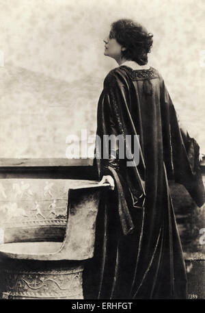 Eleonora Duse, attrice italiana 3 Ottobre 1858 - 21 aprile 1924. Romantico, drammatica pongono Foto Stock