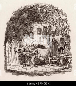 Fratelli Grimm Bambini e famiglia racconti - pubblicato nel 1812-15. In seguito noto come Grimm di favole. Illustrazione per ' Foto Stock