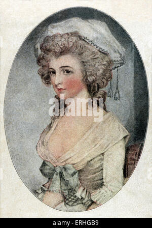 Lady Hamilton / Emma Hamilton / Emma Lyon - Hart - ritratto della padrona di Lord Horatio Nelson. EH: 26 Aprile 1765 - 16 Foto Stock