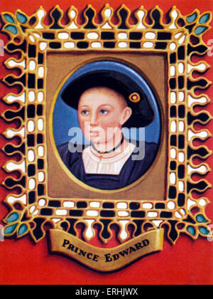 Edward VI. Ritratto del re d'Inghilterra come un giovane principe. 12 Ottobre 1537 - 6 Luglio 1553 Foto Stock