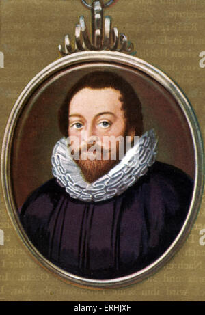 Sir Francis Drake. Ritratto del navigatore inglese, marinaio e uomo politico. c. 1540 - 28 gennaio 1596. Foto Stock