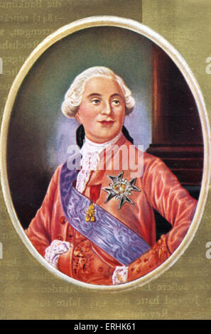 Louis XVI. Ritratto del Re di Francia. 23 Agosto 1754- 21gennaio 1793 Foto Stock