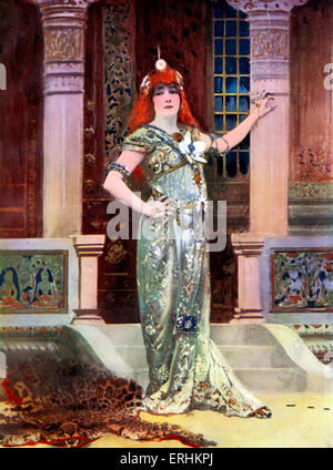 Sarah Bernhardt - ritratto della tappa francese attrice nel giocare a 'Iseyl' 1901. Bernhardt: 23 Ottobre 1844 - 26 Marzo 1923. Foto Stock