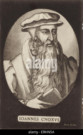 John Knox- riformatore scozzese e leader protestanti. 1505-1572 Foto Stock