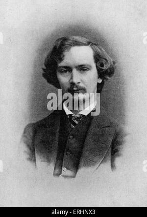 Algernon Charles Swinburne - poeta inglese. 5 Aprile 1837 - 10 Aprile 1909 Foto Stock