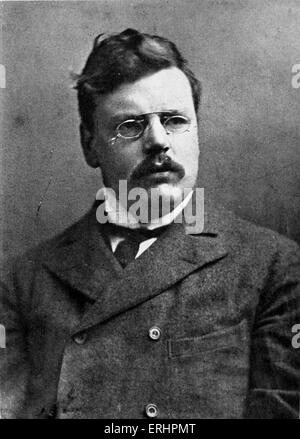 Gilbert Keith Chesterton - scrittore inglese: 29 Maggio 1874 - 14 giugno 1936. Foto Stock