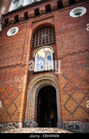 Suprasl monastero ortodosso cancello in Polonia Foto Stock