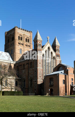 St Alban Cattedrale Chiesa e Abbazia Foto Stock