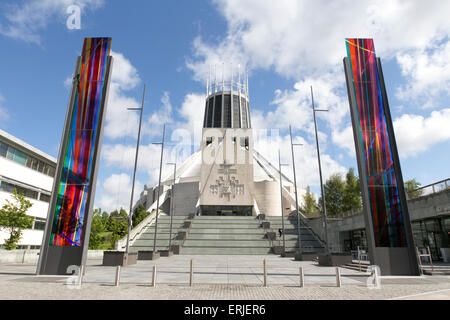 Cattedrale Metropolitana di Cristo Re, Liverpool , Regno Unito Foto Stock