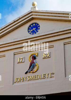 John Smedley Ltd designer fabbrica di maglieria a Lea mulini in Lea Bridge vicino a Matlock Derbyshire England Regno Unito originariamente costruito 1784 Foto Stock