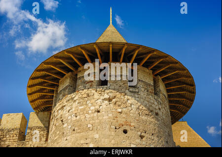 La fortezza medievale di Soroca, Repubblica di Moldavia Foto Stock