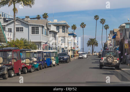 Il centro di Avalon sull isola Catalina Foto Stock