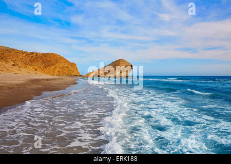 Almeria Playa del Monsul spiaggia di Cabo de Gata in Spagna Foto Stock