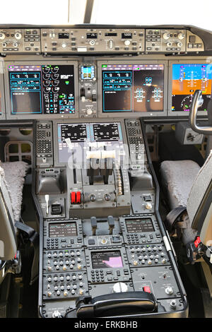 Il cockpit, Dreamliner Boeing B 787-900, All Nippon Airways, Tedesco Foto Stock