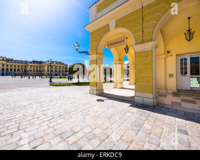 Il Palazzo di Schönbrunn, Vienna, Austria Foto Stock