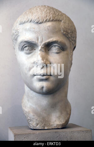 Gordiano III (225-244 AD). Imperatore romano. Gordiani dinastia. Ritratto. Busto. Da Ostia. 238-244 d.c. L'Italia. Foto Stock