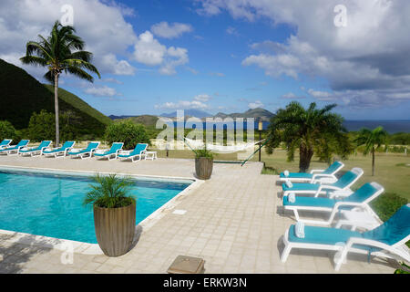 Mount Nevis Hotel, Nevis, Saint Kitts e Nevis, Isole Sottovento, West Indies, dei Caraibi e America centrale Foto Stock