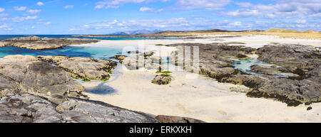 Sanna spiagge, a Ardnamurchan Peninsula, Lochaber, altopiani, Scozia Foto Stock