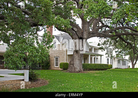 Il Texas White House, il ranch home di Lyndon B. Johnson e Lady Bird Johnson, conferisce un look personale alla loro vita. Foto Stock