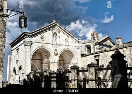 Puglia Gargano Monte San Angelo S. Michele Arcangelo Santuario Foto Stock