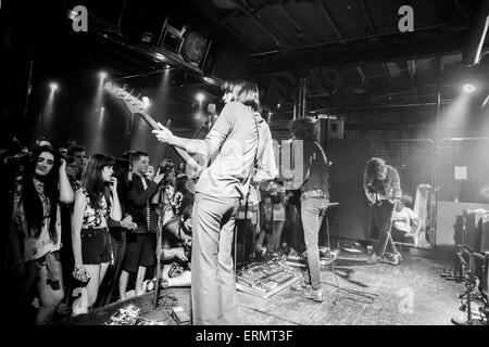 Detroit, Michigan, Stati Uniti d'America. Il 4 giugno, 2014. Templi eseguire presso lo shelter in Detroit, MI il 4 giugno 2015 © Marc Nader/ZUMA filo/Alamy Live News Foto Stock