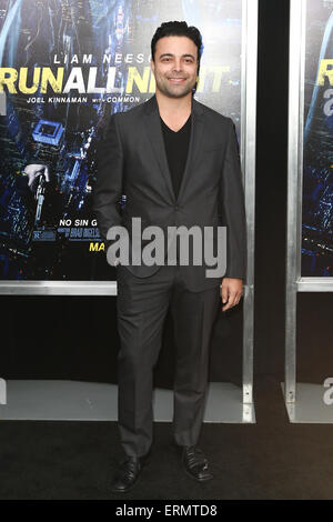 James Martinez partecipa alla premiere di 'eseguire tutta la notte' a AMC Loews Lincoln Square il 9 marzo 2015 in New York City. Foto Stock