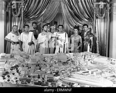 Ritratto di Peter Ustinov in Quo Vadis Foto Stock