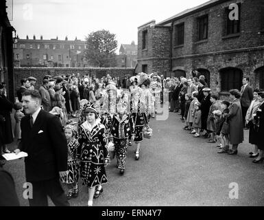 Costers Servizio di ringraziamento, Londra, 3 ottobre 1954. Foto Stock