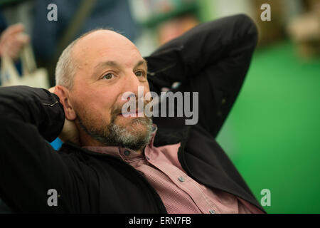 WILLIAM FOTHERINGTON autore dell' Bernard Hinault e la Caduta e Ascesa di ciclismo francese' Hay Festival della Letteratura Mercoledì 27 Maggio 2015 ©keith morris www.artswebwales.com keith@artx.co.uk 07710 01970 285968 611106 Foto Stock