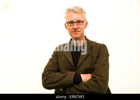 TOM HOLLAND, scrittore storico autore romanziere, all'Hay Festival della letteratura 2015 Foto Stock