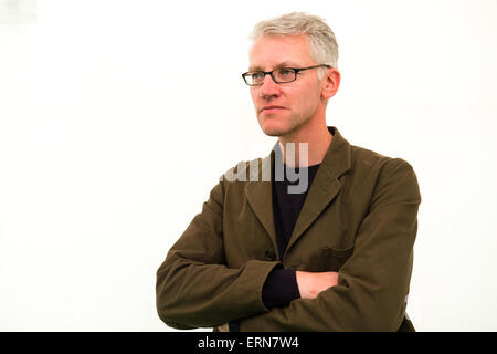 TOM HOLLAND, scrittore storico autore romanziere, all'Hay Festival della letteratura 2015 Foto Stock