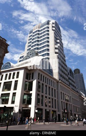 Vista di 20 Gracechurch Street, City of London, Regno Unito Foto Stock