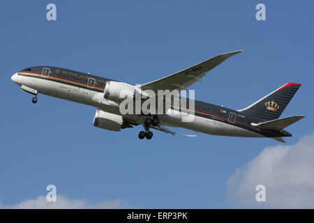 ROYAL JORDANIAN 787 Dreamliner Foto Stock