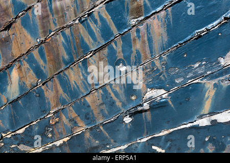 Vecchia barca in legno texture Foto Stock