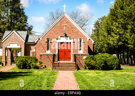 St. Asaph episcopale della Chiesa, 130 South Main Street, Bowling Green, Virginia Foto Stock