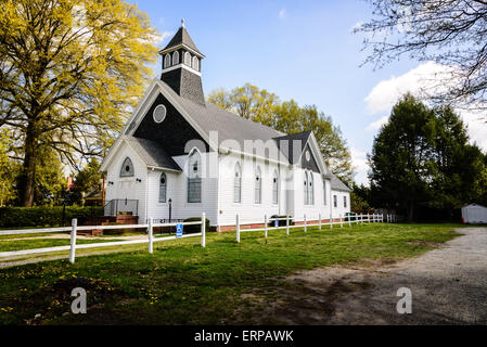 Shiloh Baptist Church, 127 South Main Street, Bowling Green, Virginia Foto Stock