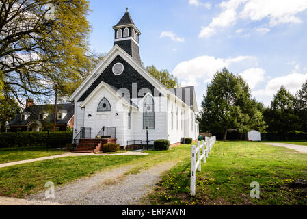 Shiloh Baptist Church, 127 South Main Street, Bowling Green, Virginia Foto Stock